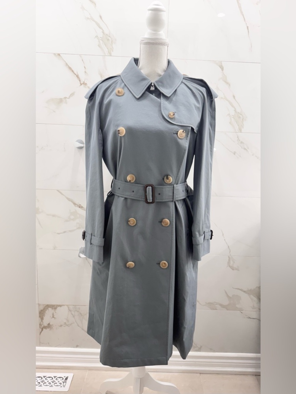 [Authentic] Burberry - Tropical Gabardine  -Rare, Wool Lining Trench Coat